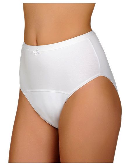Caretex Camellia γυναικείο πλενόμενο εσώρουχο ακράτειας – λευκό βαμβακερό εσώρουχο με ενσωματωμένη προστασία